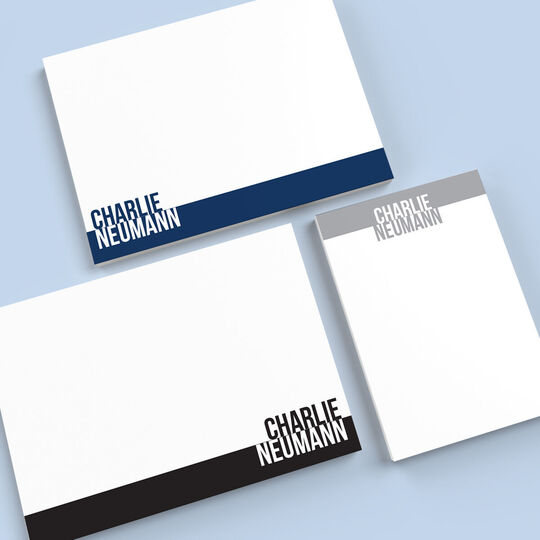Modern Baseline Flat Note Card Collection